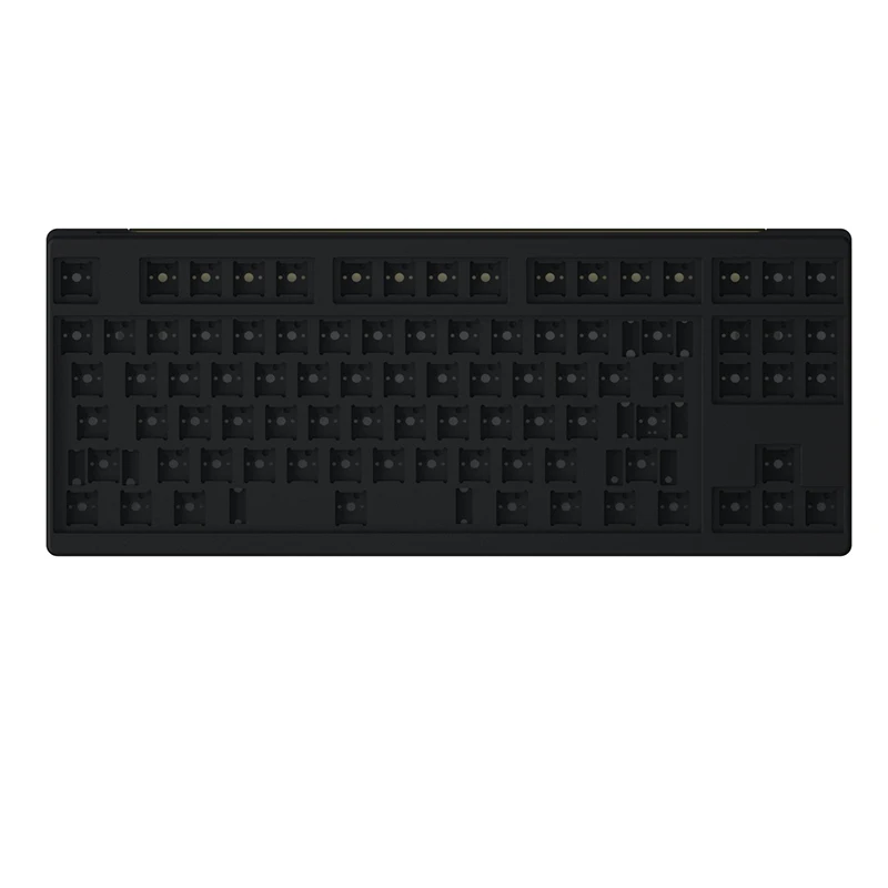 IDOBAO ID87 V2 TKL программируемый горячий-заменяемый PCB механический комплект клавиатуры Черный ANSI макет