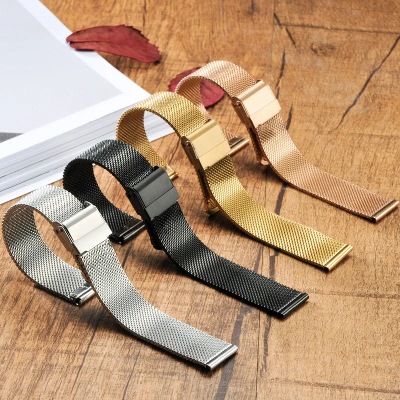 

Alternative DW Watches Wholesale Stainless Steel Mesh Belt Strap Line 06 Buckle Metal Strap Watch Accessories