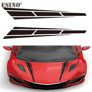 Лидер продаж, новинка, стильные накладки на автомобильные капоты, виниловые спортивные наклейки на голову, декоративные наклейки, автомобильные аксессуары, 12 см x 80 см