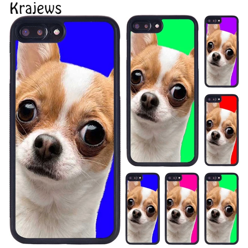 Ультрамилые Чехлы krajew для телефонов Чихуахуа iPhone X XR XS 11 12 Pro MAX 5 6 6S 7 8 Plus Samsung Galaxy S7 S8