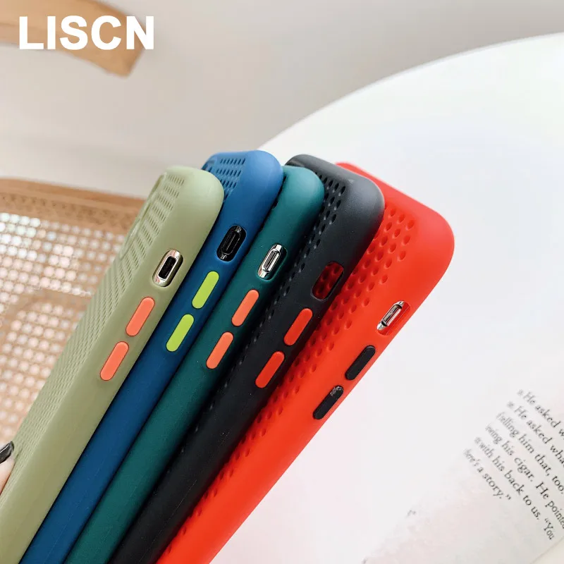 Ультратонкий матовый чехол для телефона iPhone 11 Pro Max xr xs xsmax x 8 7 6 6s Plus теплоотвод