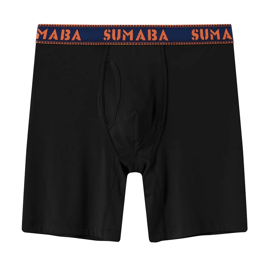 

Men's Underwear Boxing Shorts Bamboo Fiber Sexy Breathable Men's Solid Color