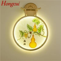 hongcui wall light sconces luxury modern led indoor fixture decorative for home bedroom living room dining room