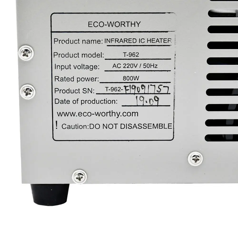 T-962 нагреватель для духовки наладочная станция нагревательная печь T962