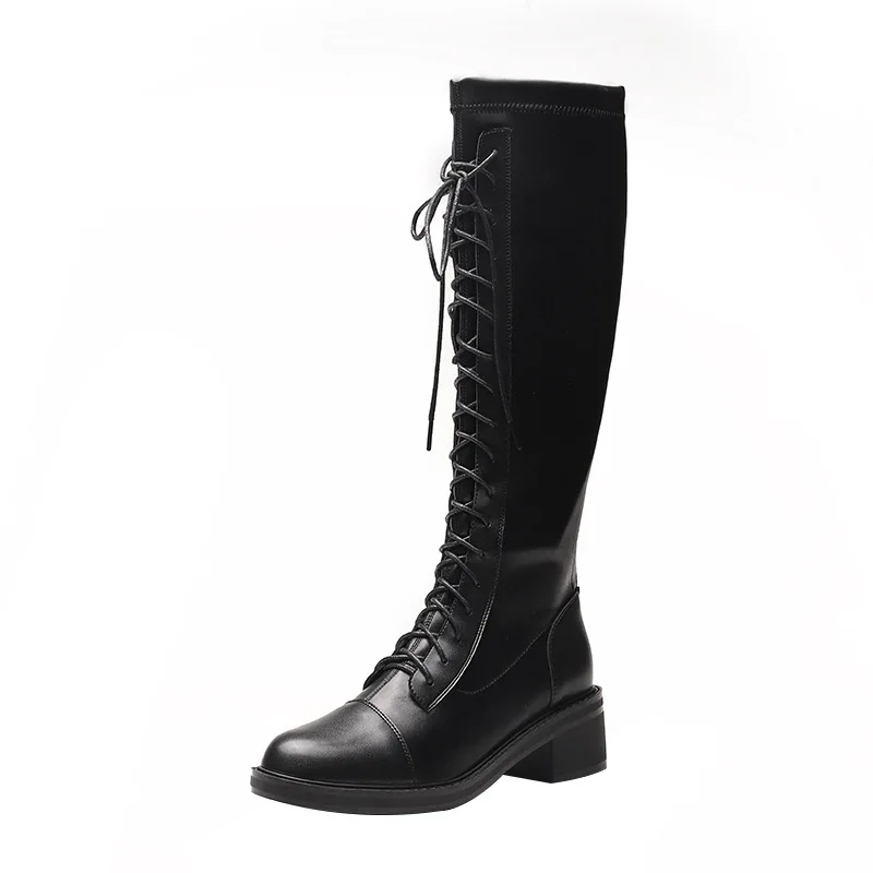 

Big size 41-43 boots children 2020 new thick soled Knight's Boots