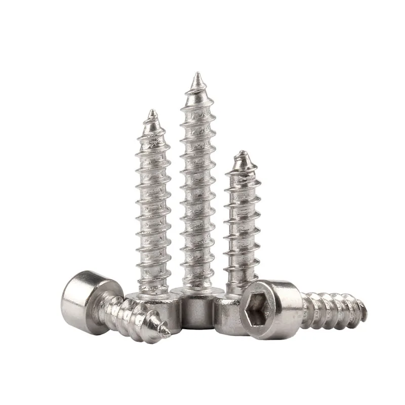 

M4 304 Нержавеющая сталь цилиндрической головкой с шестигранной головкой Саморез с полукруглой головкой акустическая наконечник хвостовой ...