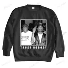 Толстовка мужская хлопковая с принтом, свитшот с надписью Trust никто в стиле Тупак, 2 Пака Шакура, большие худи для мальчиков, весна