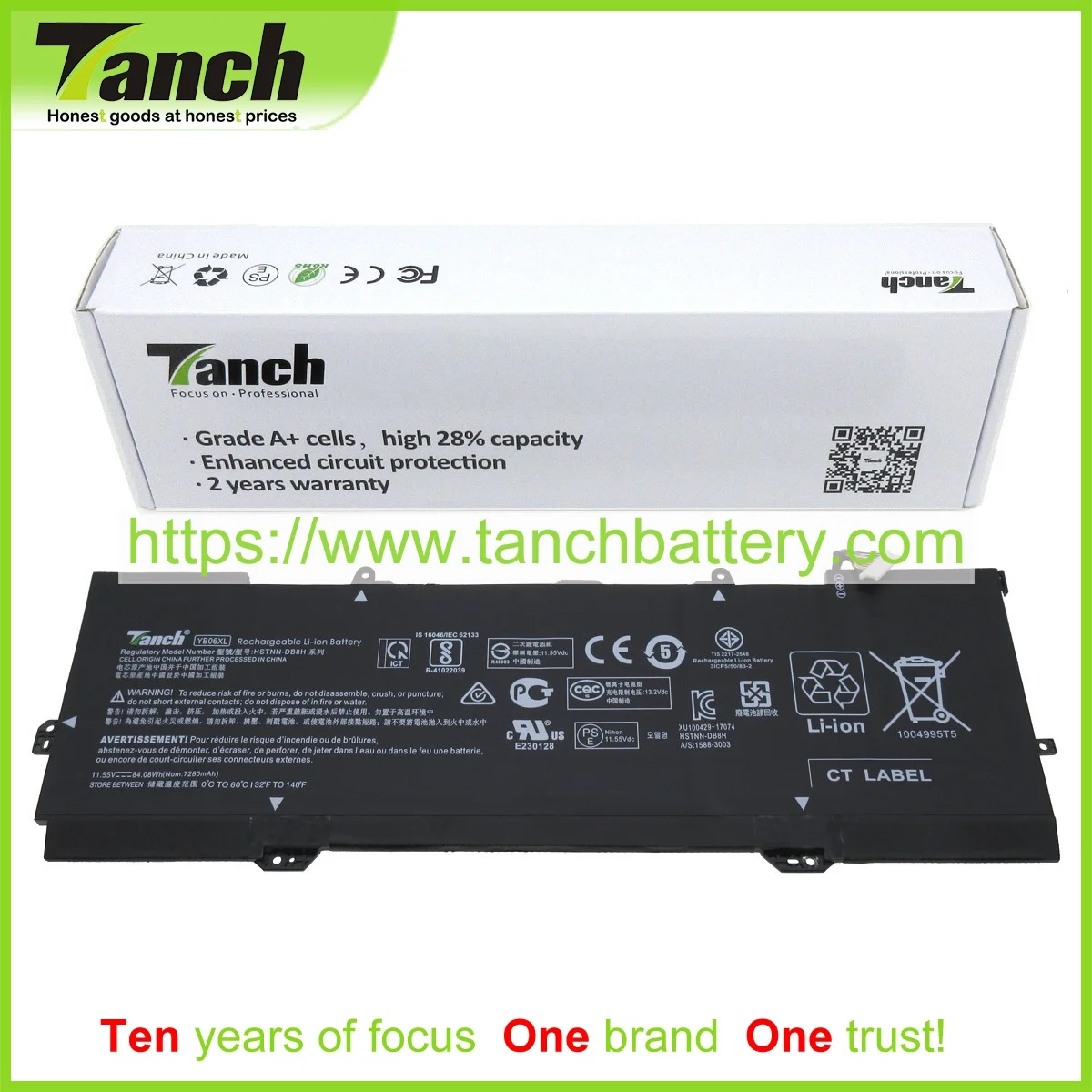 Bateria do Portátil para hp Tanch 928372-855 Espectro X360 15-ch000 11.55v 6 Celular Tpn-q200 Yb06084xl 928427-271 926427-271