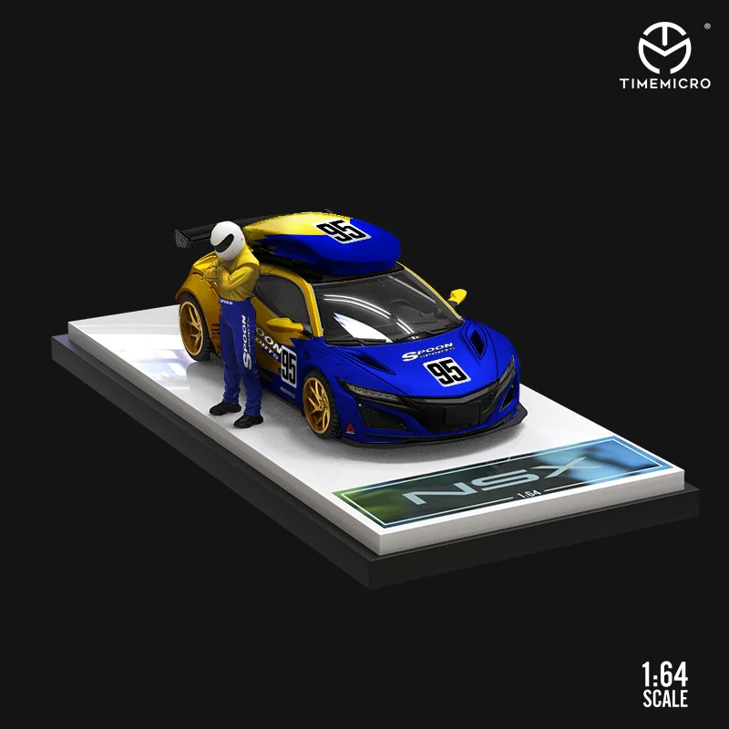 Time Micro 1:64 JDM LBWK NSX модификация масляной марки из сплава Коллекционная модель супер