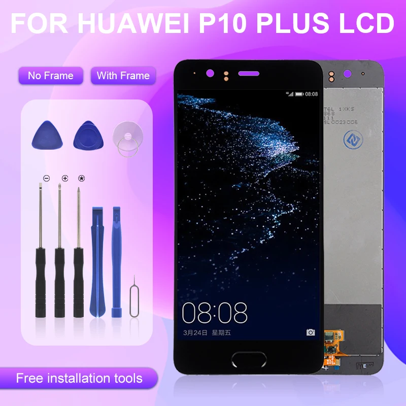 Catteny VTR-L09 VTR-L10 дисплей для Huawei P10 Plus Lcd с сенсорным экраном дигитайзер сборка 5