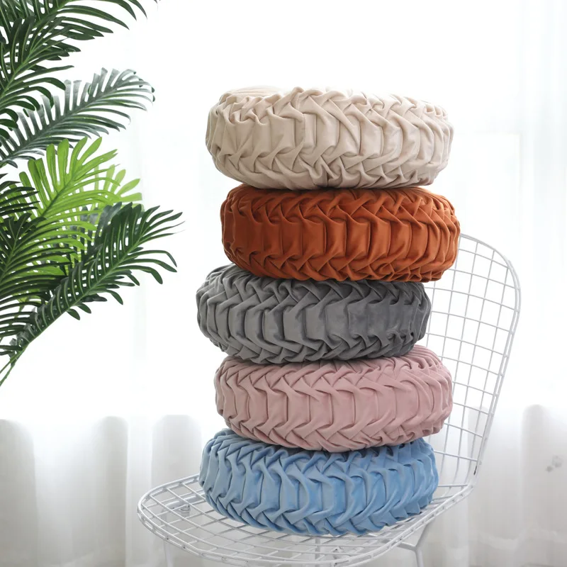 Оригинальная хлопковая подушка в виде тыквы из ПП новая нордическая складная для