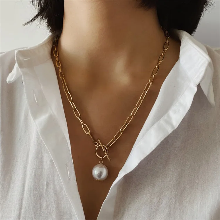 

Gothic Vintage Heart Pendant Choker Necklace for Women Wedding Punk Bead Lariat Gold Color Long Chain Necklace Jewelry Gift