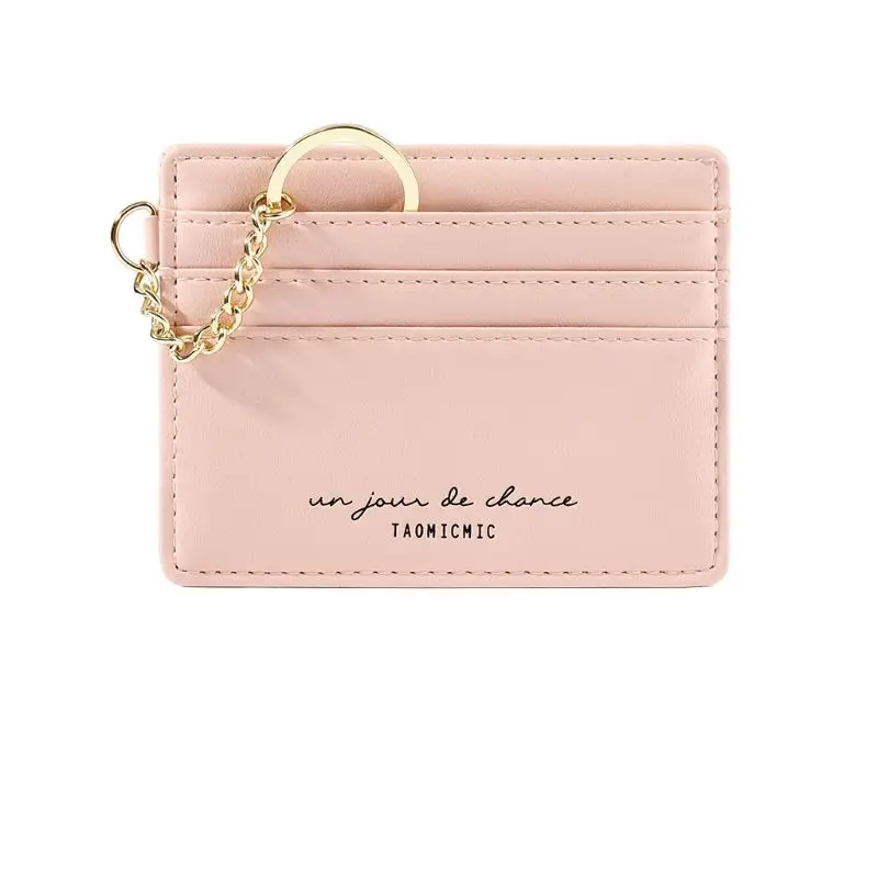 

Women Girls Leather Wallet Coin Purse Money Credit Card Holder Key Ring Pocket Case Organizer