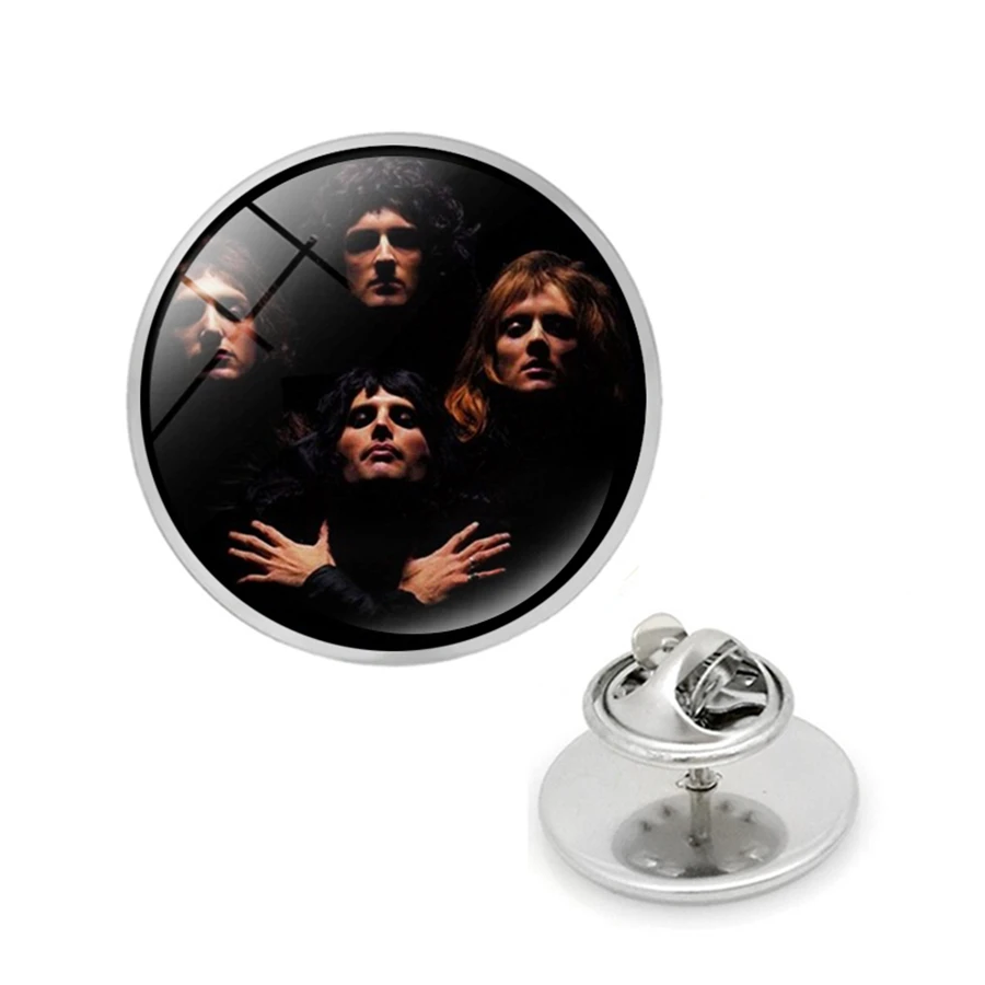 Мода поп и Рок Королева группа Броши нержавеющая сталь булавки ручной работы