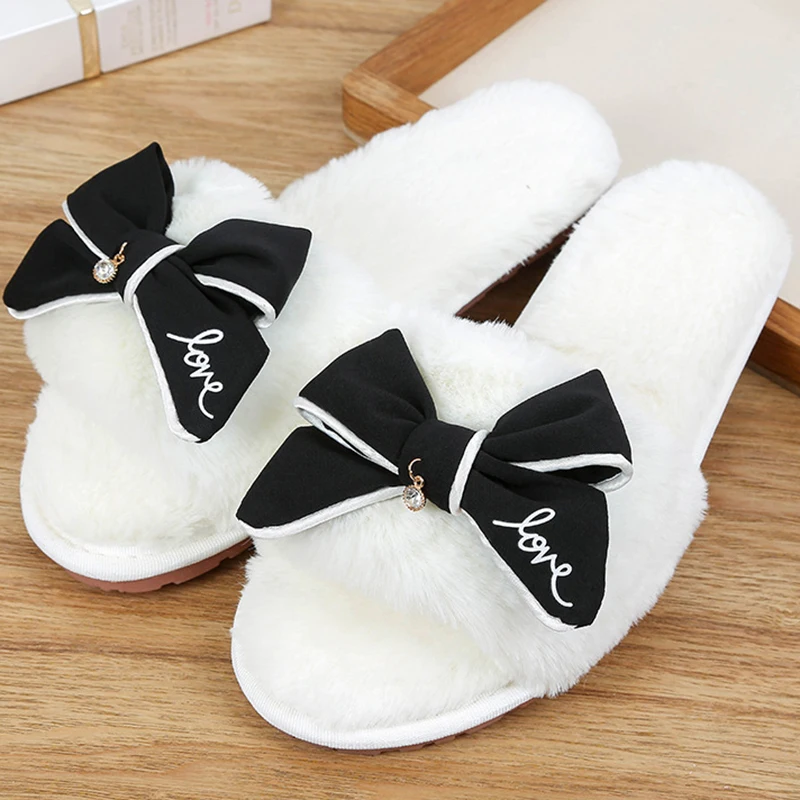 Женские меховые тапочки женская обувь Симпатичные плюшевые пушистые сандалии