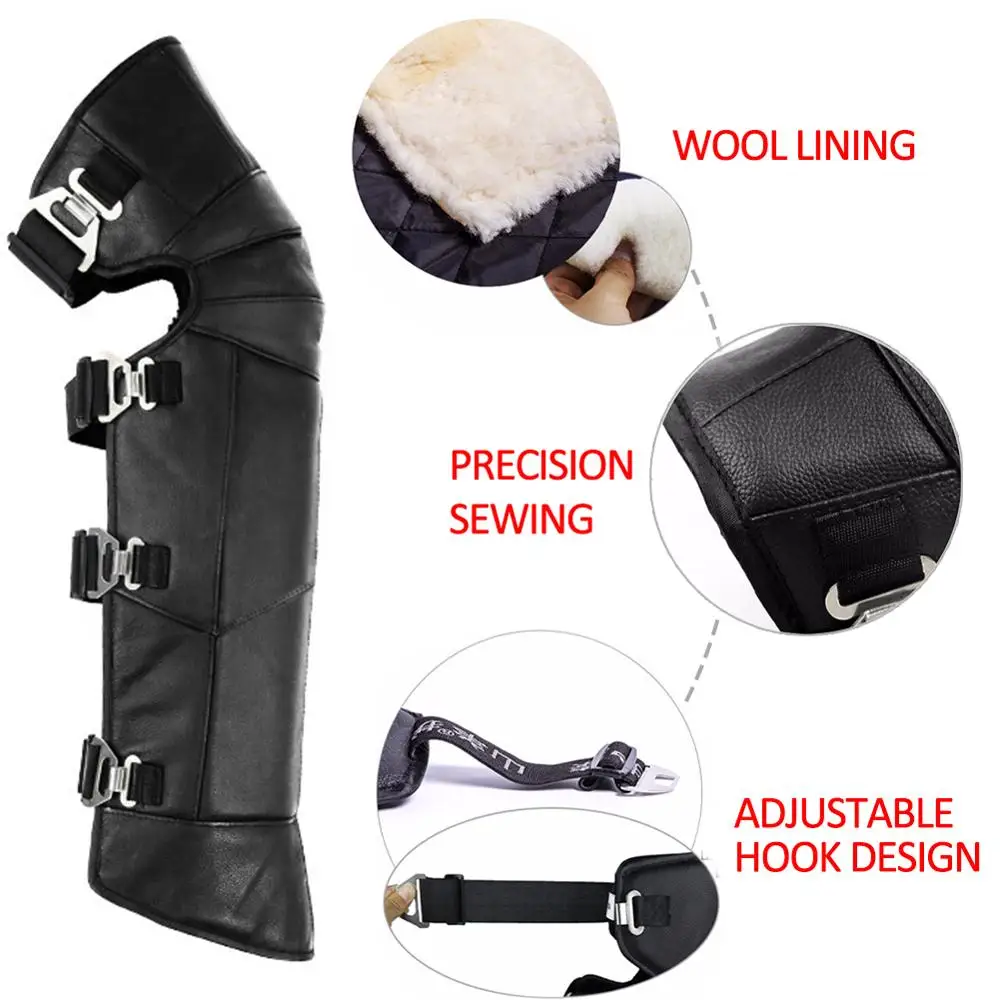 Теплый толстый плюшевый наколенник для мотоциклистов ветрозащитные наколенники