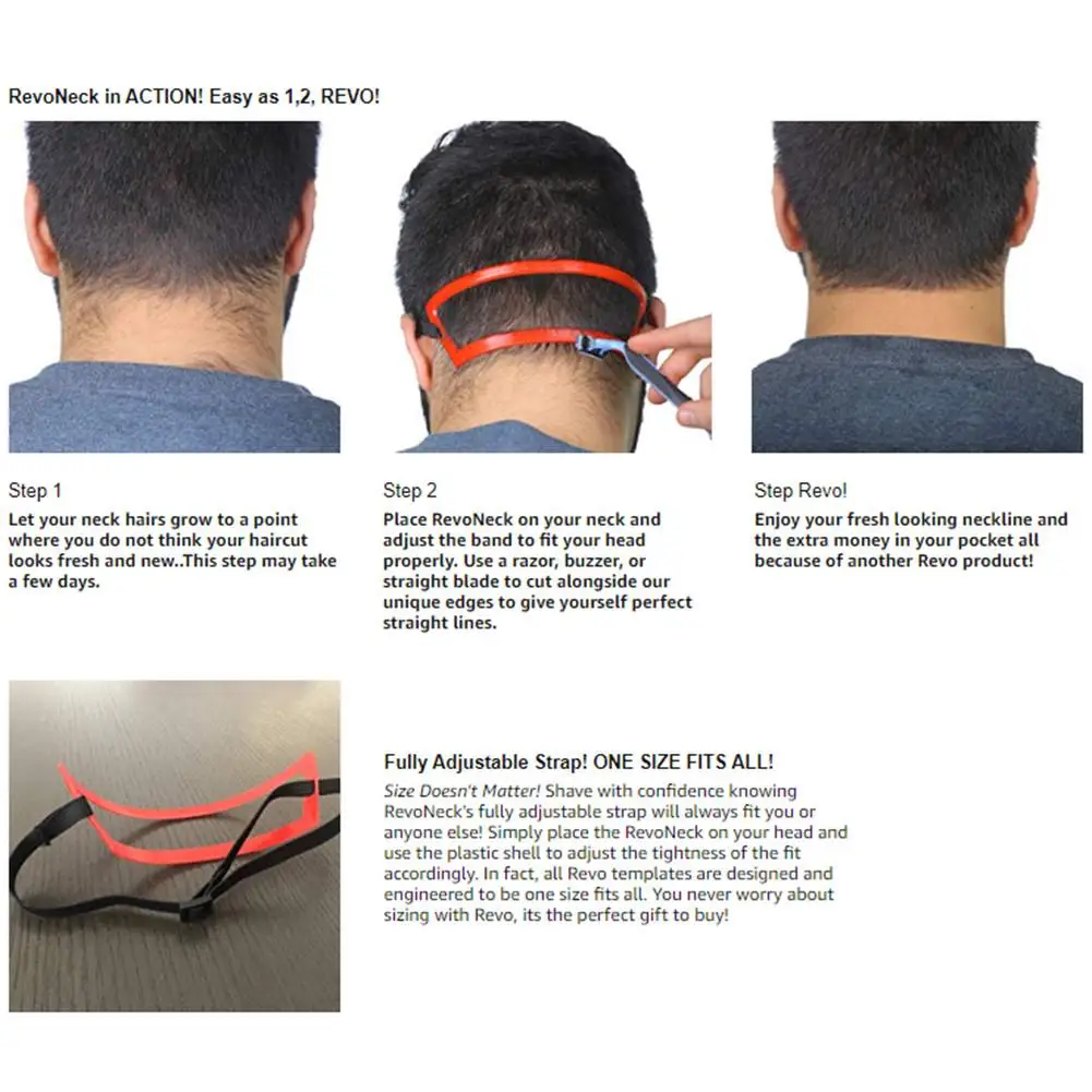 Красный стайлер для шеи один размер подходит всех волос набор ухода за волосами