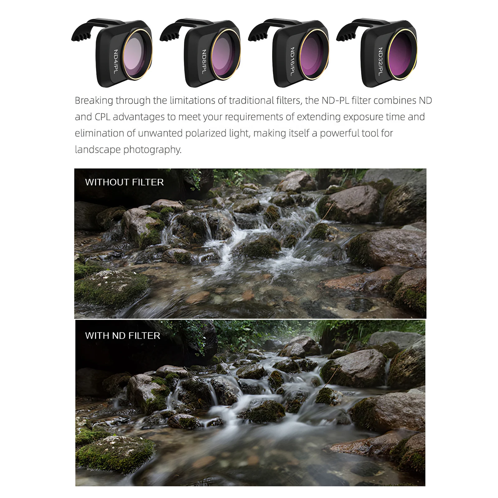 

Filter 6Pcs/Set DJI Mini 2 Drone Lens Filters ND CPL Series NDPL MCUV Camera Filter Professional for DJI Mavic Mini Accessories