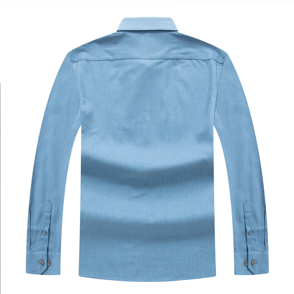 Брендовая мужская рубашка с длинным рукавом размера плюс 6XL 7XL 8XL