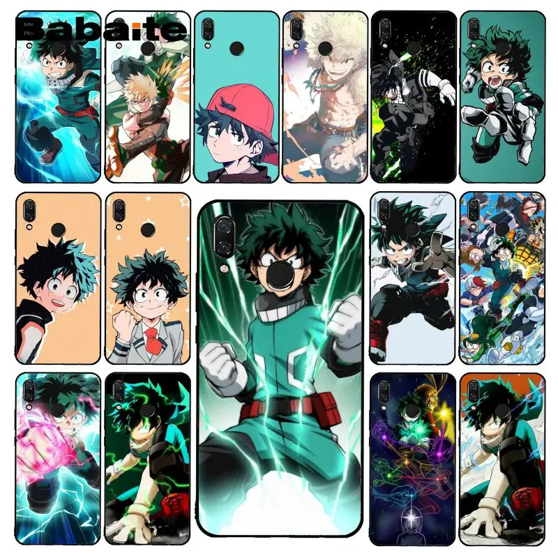 Babaite аниме My Hero Boku no Академия deku bakugou PhoneCase для Xiaomi Redmi8 4X 6A 7A 9 Redmi note4 8T 5Plus 8Pro|Бамперы|