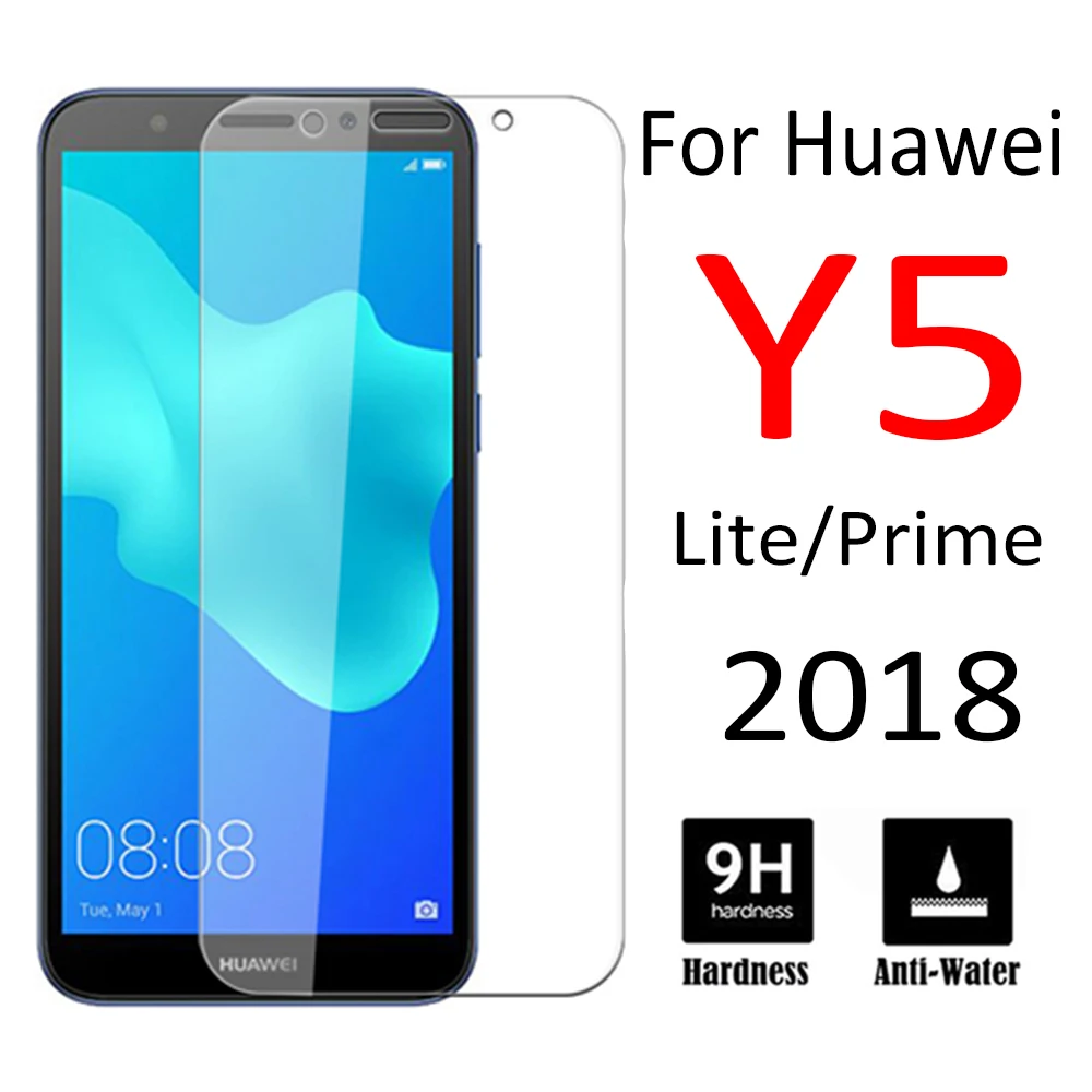 Защитное стекло закаленное для huawei y5 lite prime 2018 y 5 9h|Защитные стёкла и плёнки