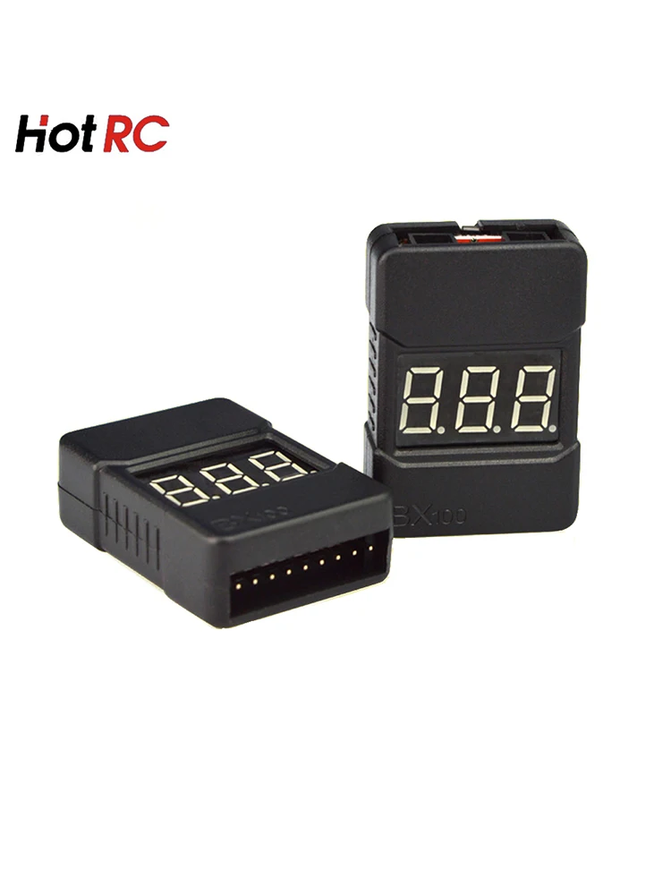 Высокое качество 50 шт./кор. Hotrc низкая Напряжение метр тестер BX100 Высокая Точность