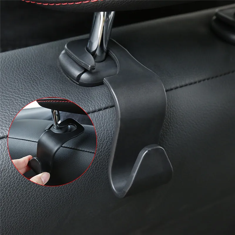 Universal Car Seat Back Hook Car Accessories Interior Portable Hanger Holder Storage for Car Bag Purse Cloth Decoration Dropship