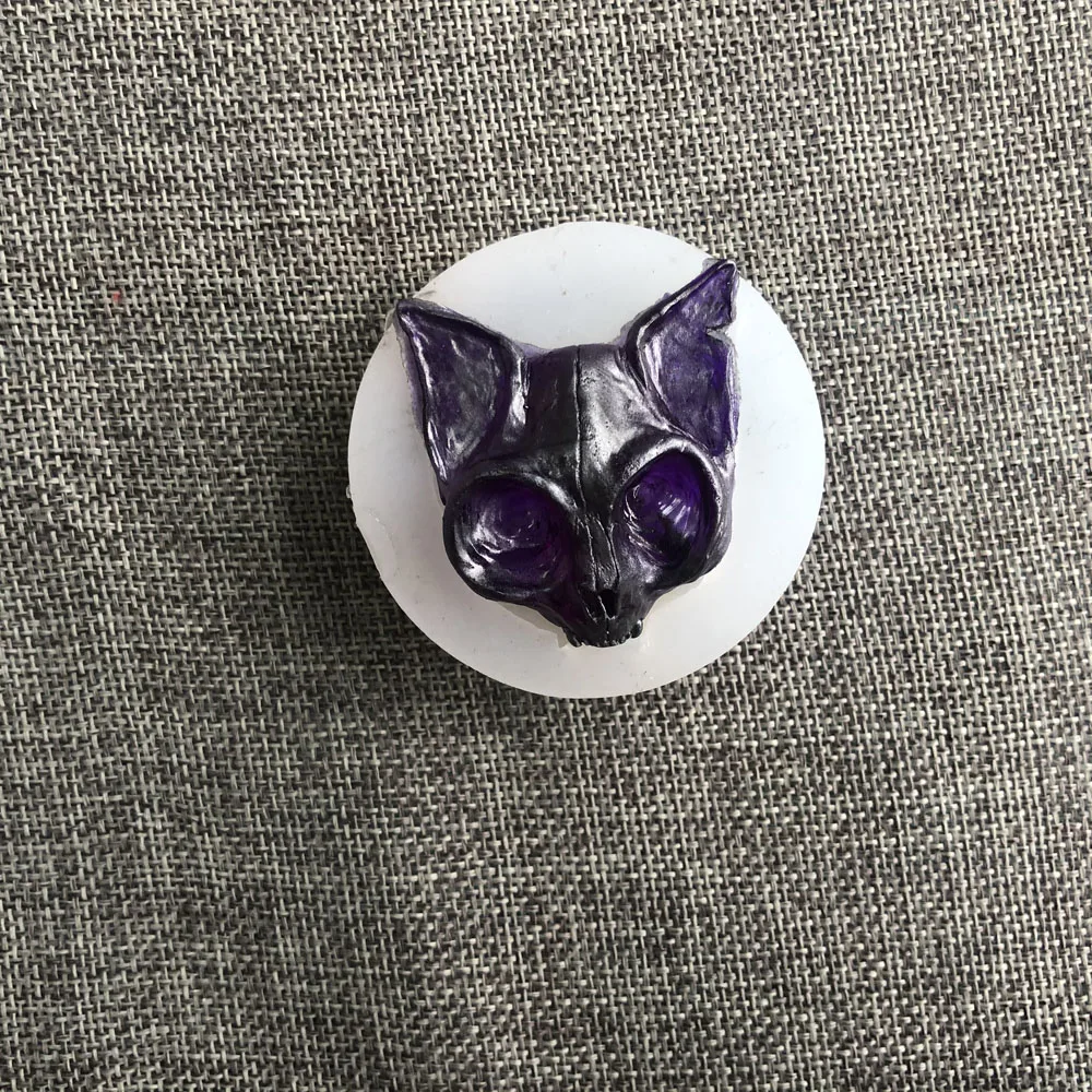 Силиконовая форма в виде кота ожерелье кулон для изготовления ювелирных изделий