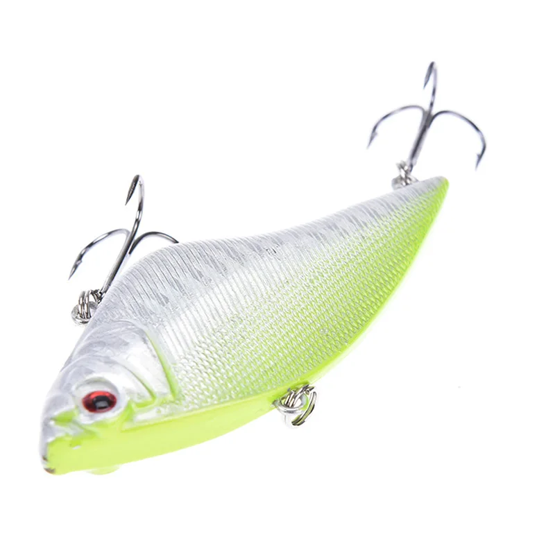 1PCS/lot Fishing Lure Minnow Hard Bait with 3 Hooks Tackle | Спорт и развлечения