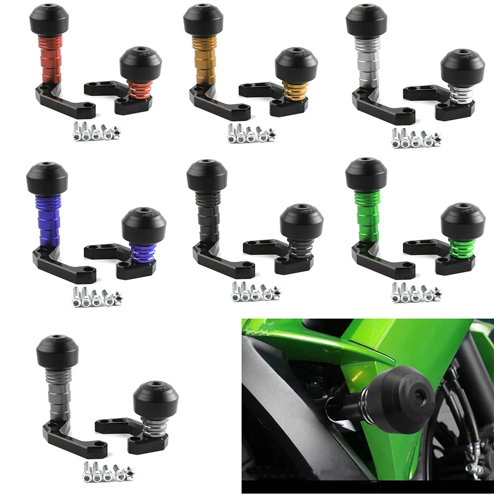 

SMOK For Kawasaki Versys 650 2015-2016 Motorcycle CNC Falling Protectors Body Frame Slider Anti Crash Pad Swingarm Spools Slider