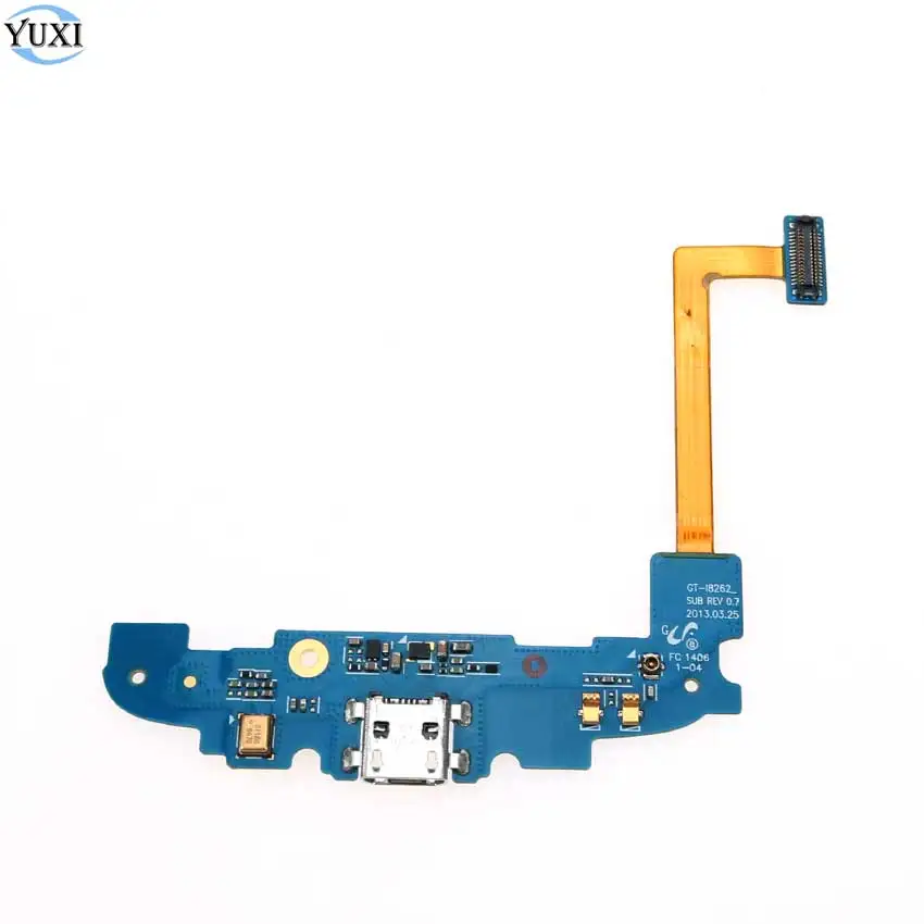 

YuXi usb зарядный порт разъем док-станция разъем гибкий кабель с микрофоном для samsung Galaxy Core I8262 I8260
