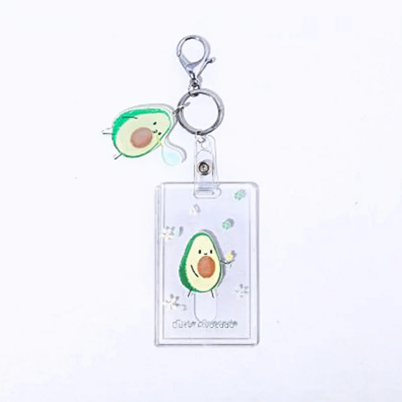 Прозрачный держатель карты авокадо для идентификационной Карты студенческий