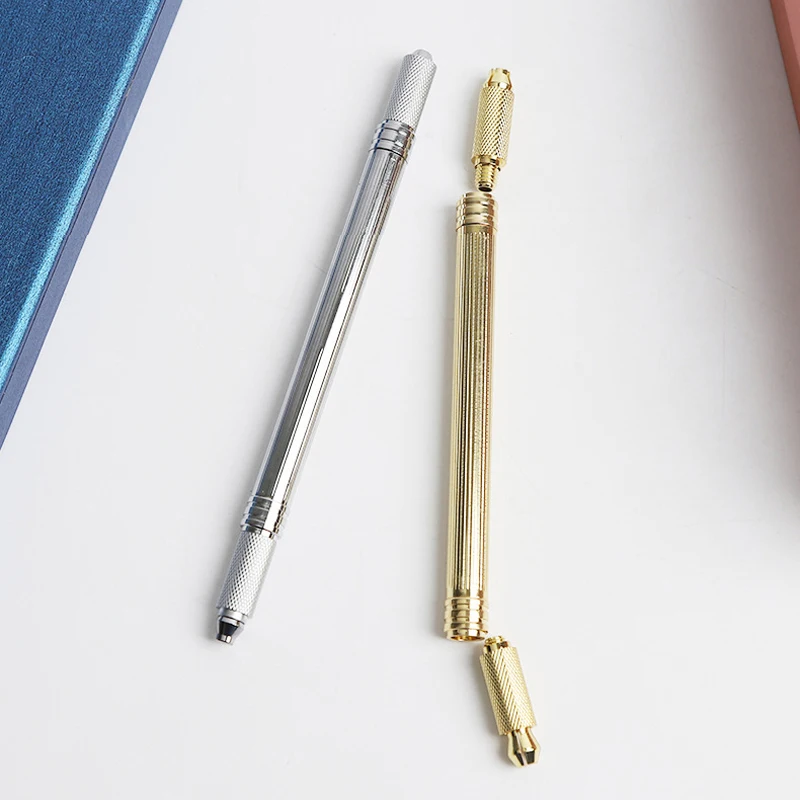 

1PC Dual Head Multi-Use Eyebrow Floating Microblading Permanent Makeup Embroidery Pen For All Kind Fog Needles