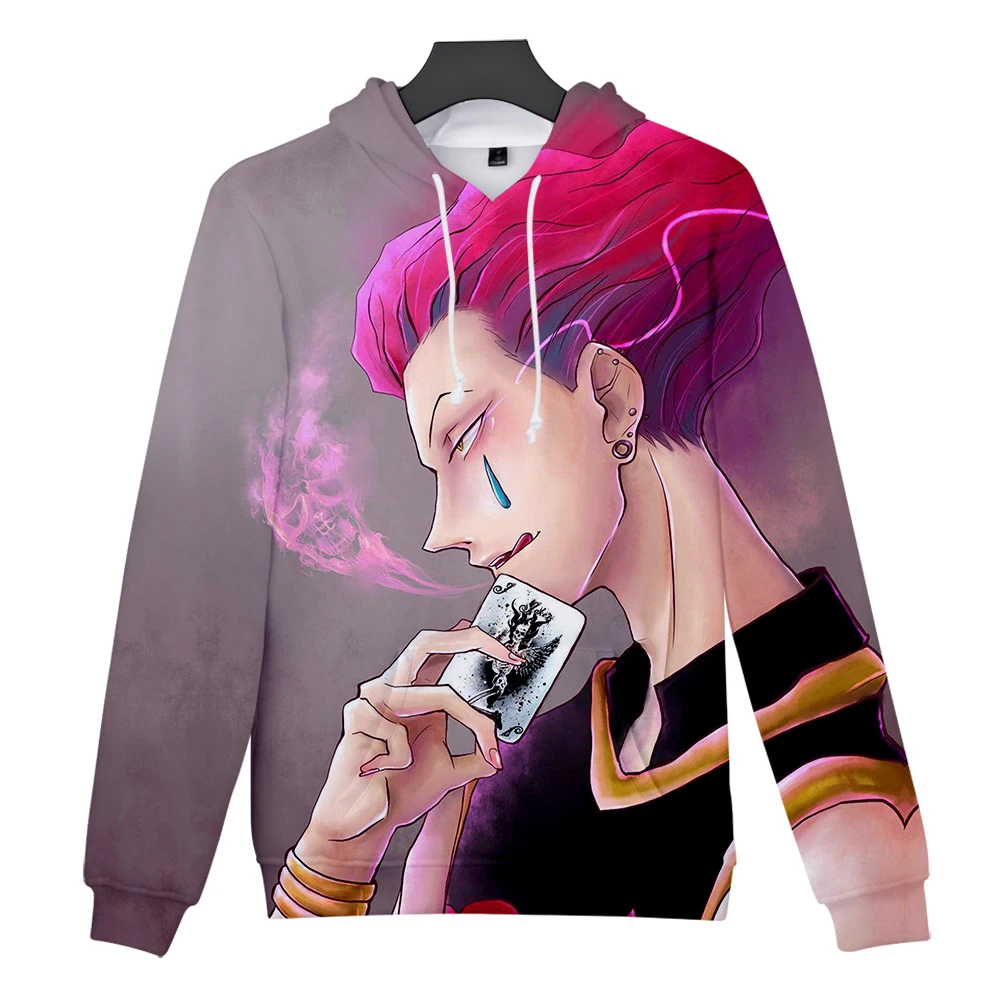 Толстовка Hisoka 3D для мужчин и женщин осенняя толстовка модные толстовки в стиле