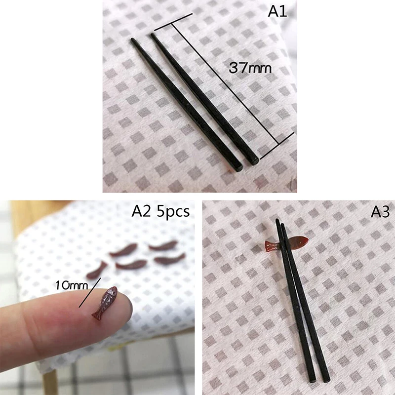 1/12 масштаб миниатюрный кукольный домик китайская миска палочки для еды набор