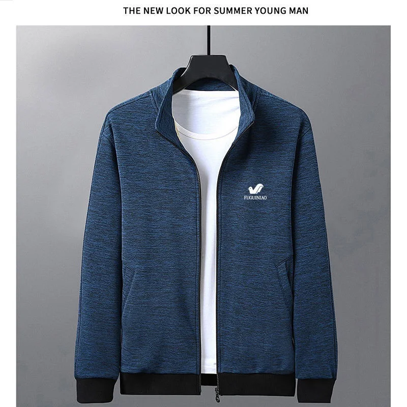 

2021 New Spring And Autumn Men's Casual Solid Color Fashion Warm Top High Quality Sports Outside