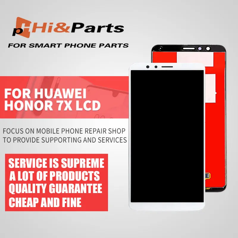 Дисплей LCD 5,93 дюйма для Honor 7X BND-L21 BND-L22 BND-L24 С сенсорным экраном Digitizer и рамкой в сборе с бесплатными инструментами.