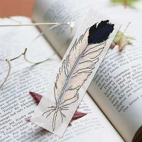 

BK010 Cross Stitch Kits Cross-stitch Set Floss Threads Plastic Canvas Bookmark Package Marker Diy Gift for Friends Christmas Kit