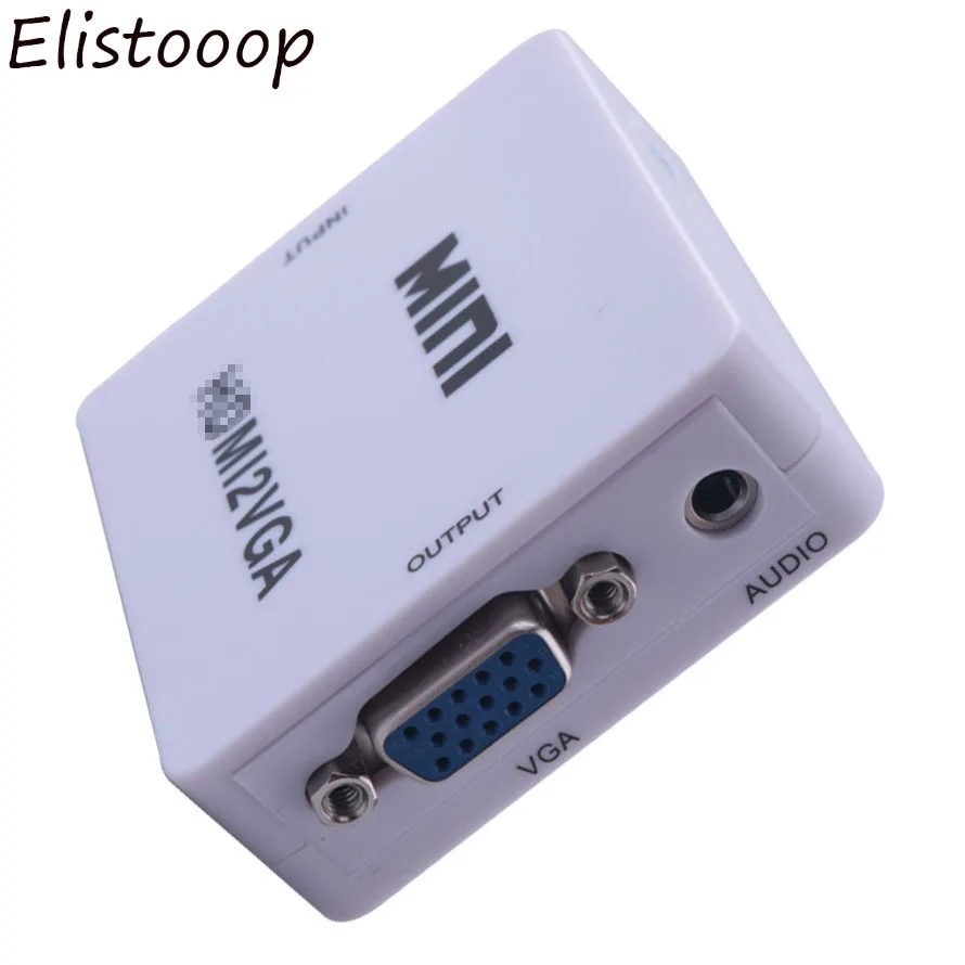 1080P MINI HDMI совместим с VGA конвертером аудио видео адаптером для Xbox360 PC DVD PS3 PS4|Кабели