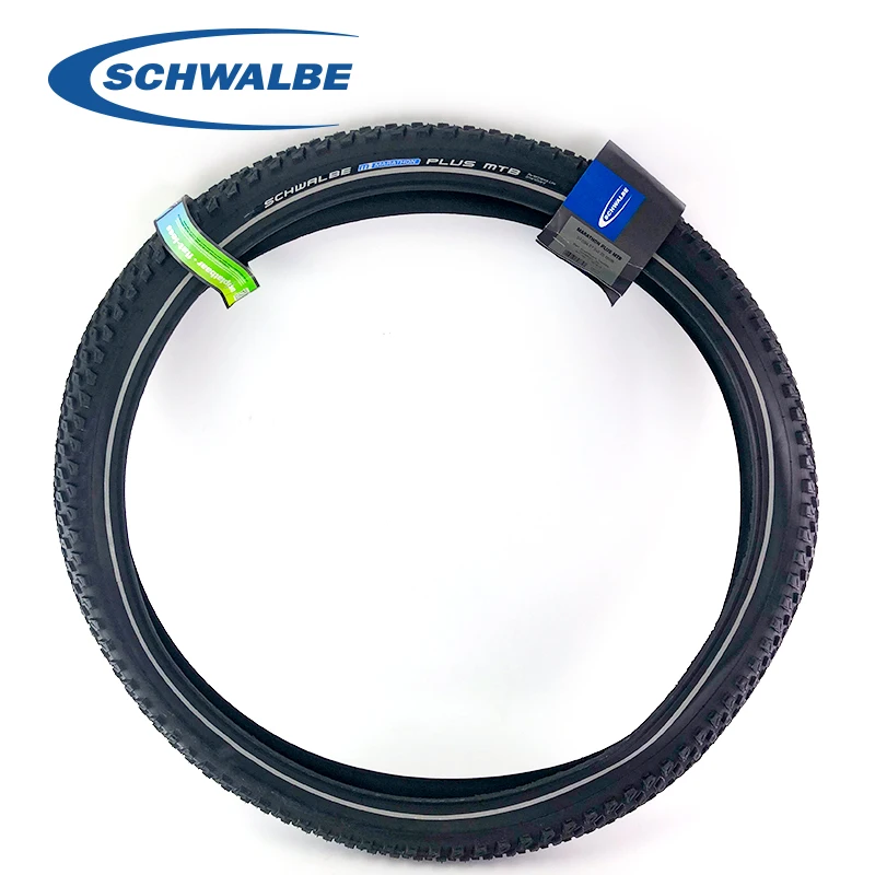 

Шина велосипедная Schwalbe MARATHON PLUS для горных велосипедов, 57-584, 27,5x2,25, 650B