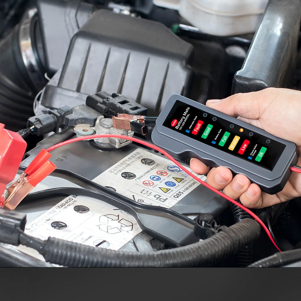 Универсальный тестер автомобильных аккумуляторов 12 В для Volkswagen Audi Hyundai Ford BMW Киа