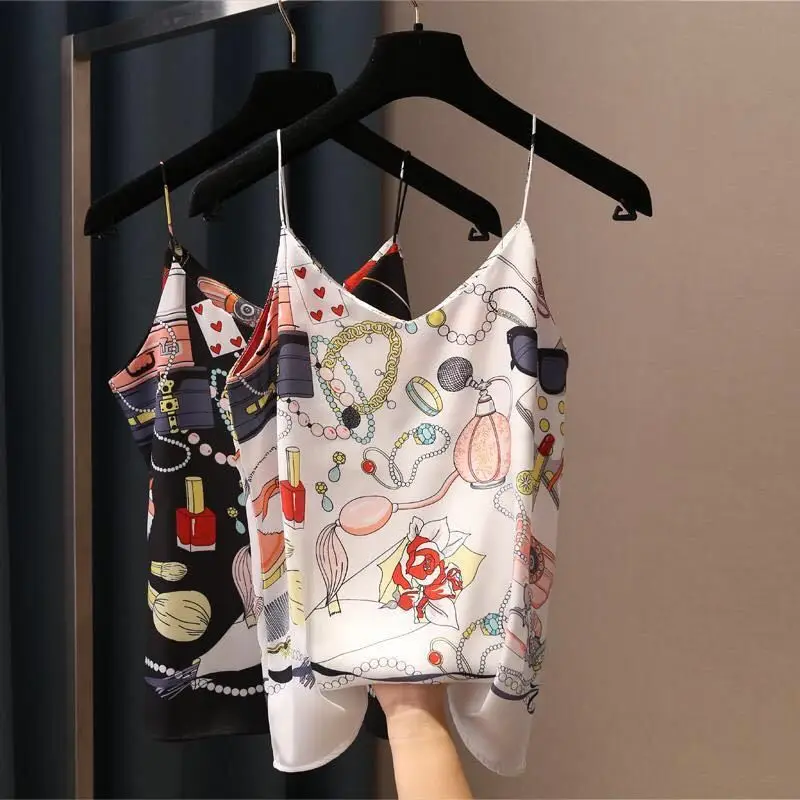 

Sexy Feme Sweet Flowers Crop Tops Women Summer Camis Camisole Fashion Casual Tube Top Female Sleeveless Cropped Vest Sleeveless