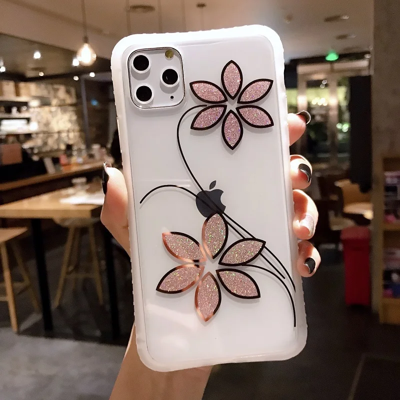 Стильный и милый чехол для iPhone 6 6S 7 8plus x XR XS 11 Pro Max Простой Прозрачный | Мобильные