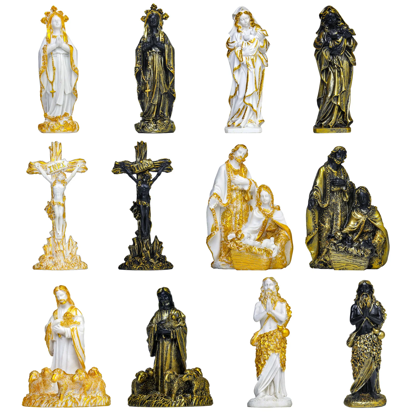 Коллекционная Статуя Иисуса скульптура сына бога домашняя Статуэтка из смолы