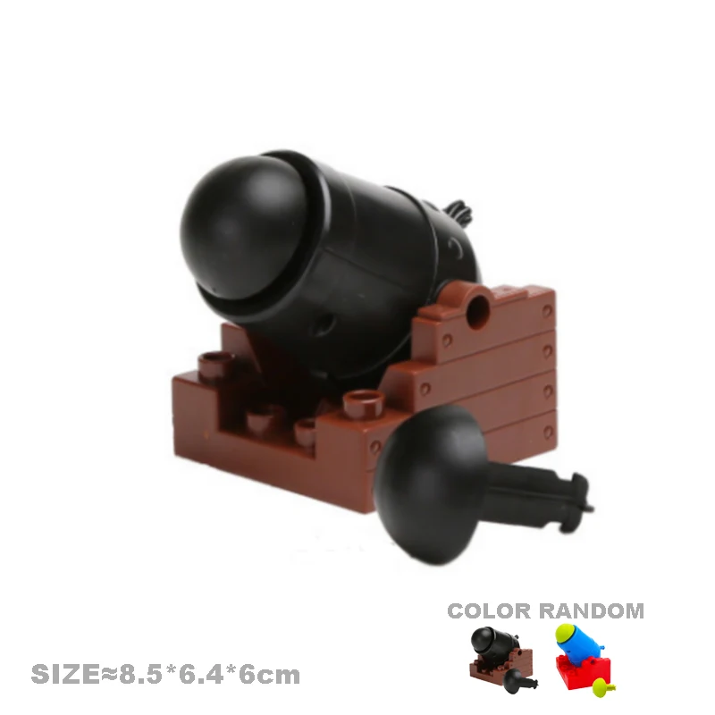 Аксессуары для строительных блоков замка военной сцены большая пушка оружие