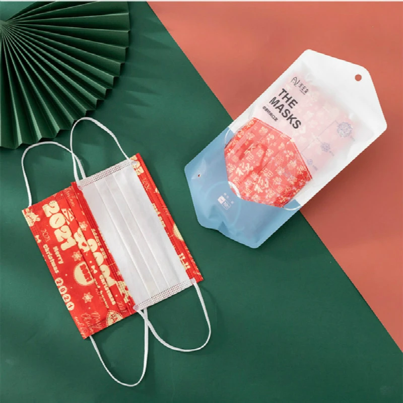 

2021 New Year's Throw Out Mask Disposable Mask 3 Layers Of Melted Spray Cloth Filter Layer Dustproof Anti Fog And Haze Mask Mask