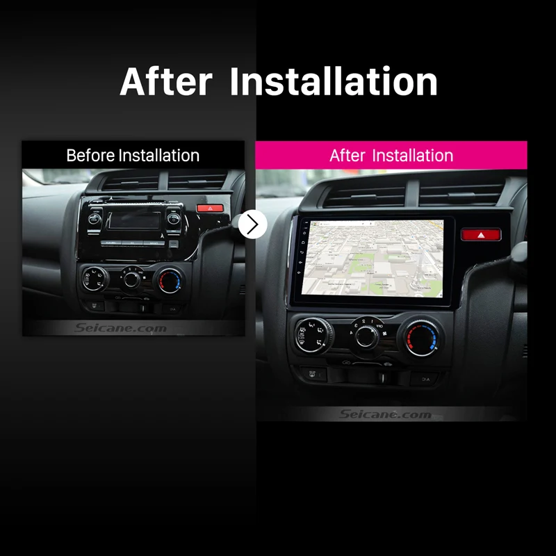 Seicane 2Din Android 9,0 HD 10," авто радио gps Navi мультимедийный плеер сенсорный головное устройство для HONDA JAZZ/FIT