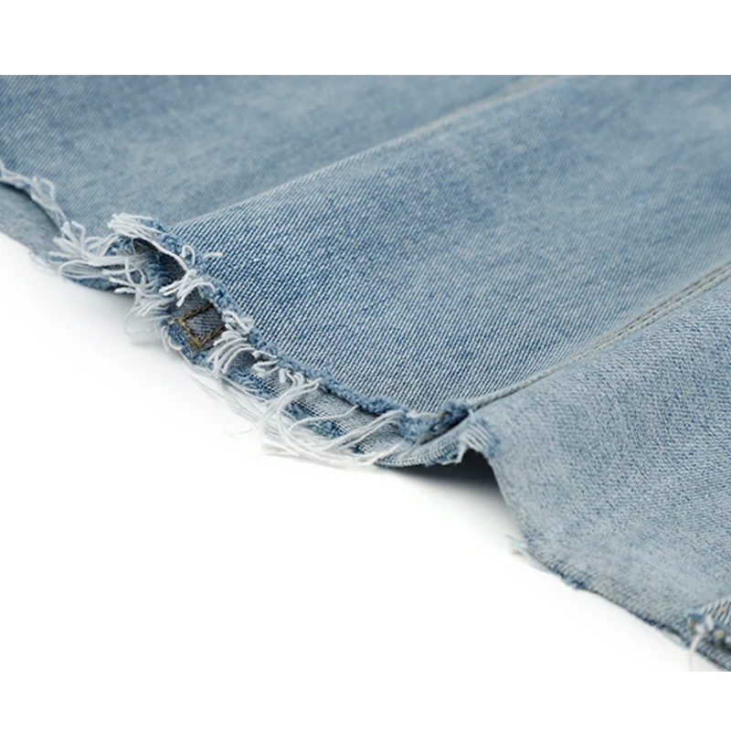 Женская джинсовая юбка с карманами Повседневная ковбойская средней длины