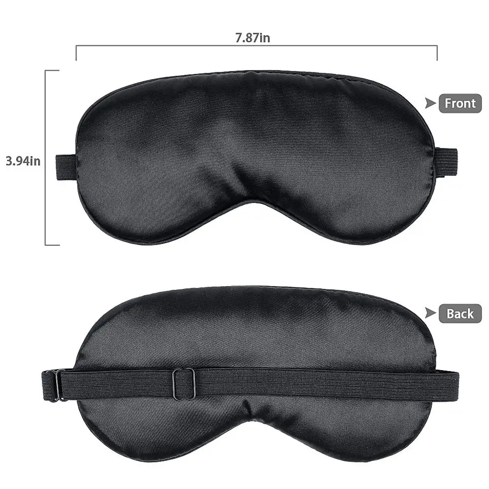 Sleep Mask Comfortable & Super Soft Sleeping With Adjustable Straps Come with Ear Plugs Carry Pouch for Travel Naps | Красота и