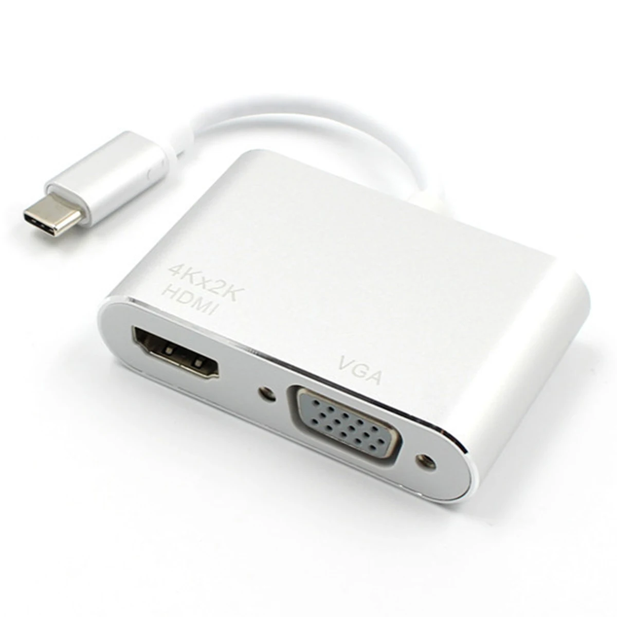 

Видеоадаптер 2 в 1 с портом Type-C на VGA HDMI